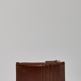 Midcentury Zipped Cardholder in Sandalwood