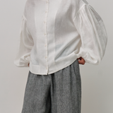 Friday Linen Pants in Heather Grey