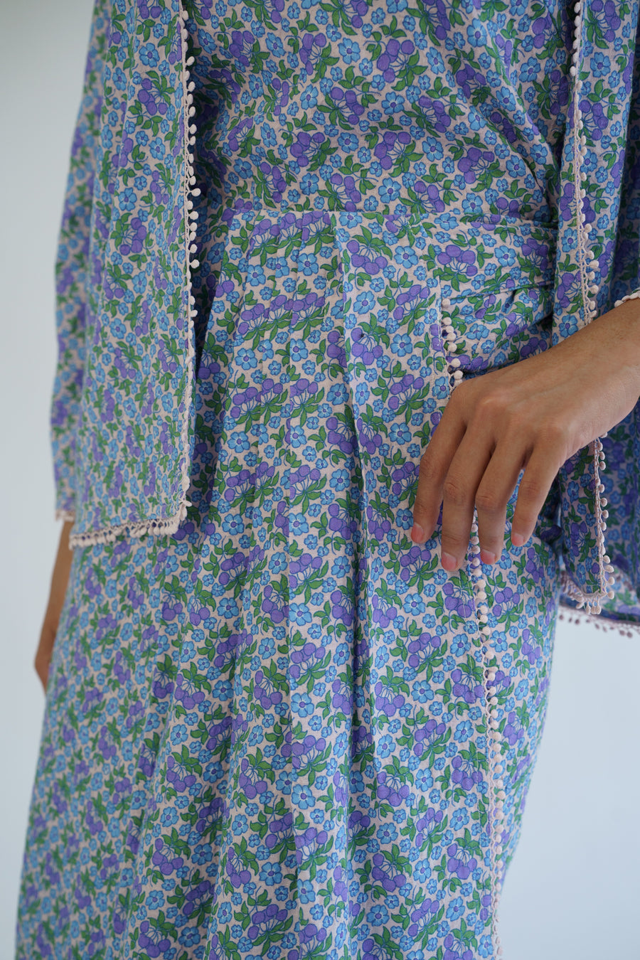 Wrap Skirt in Blue