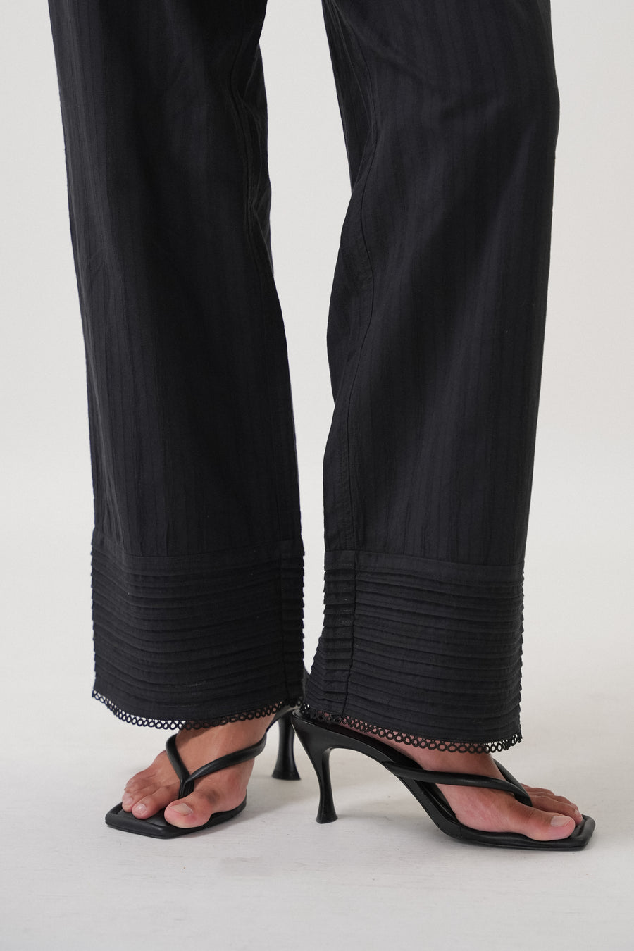 Lalitha Pleated Pants in Black