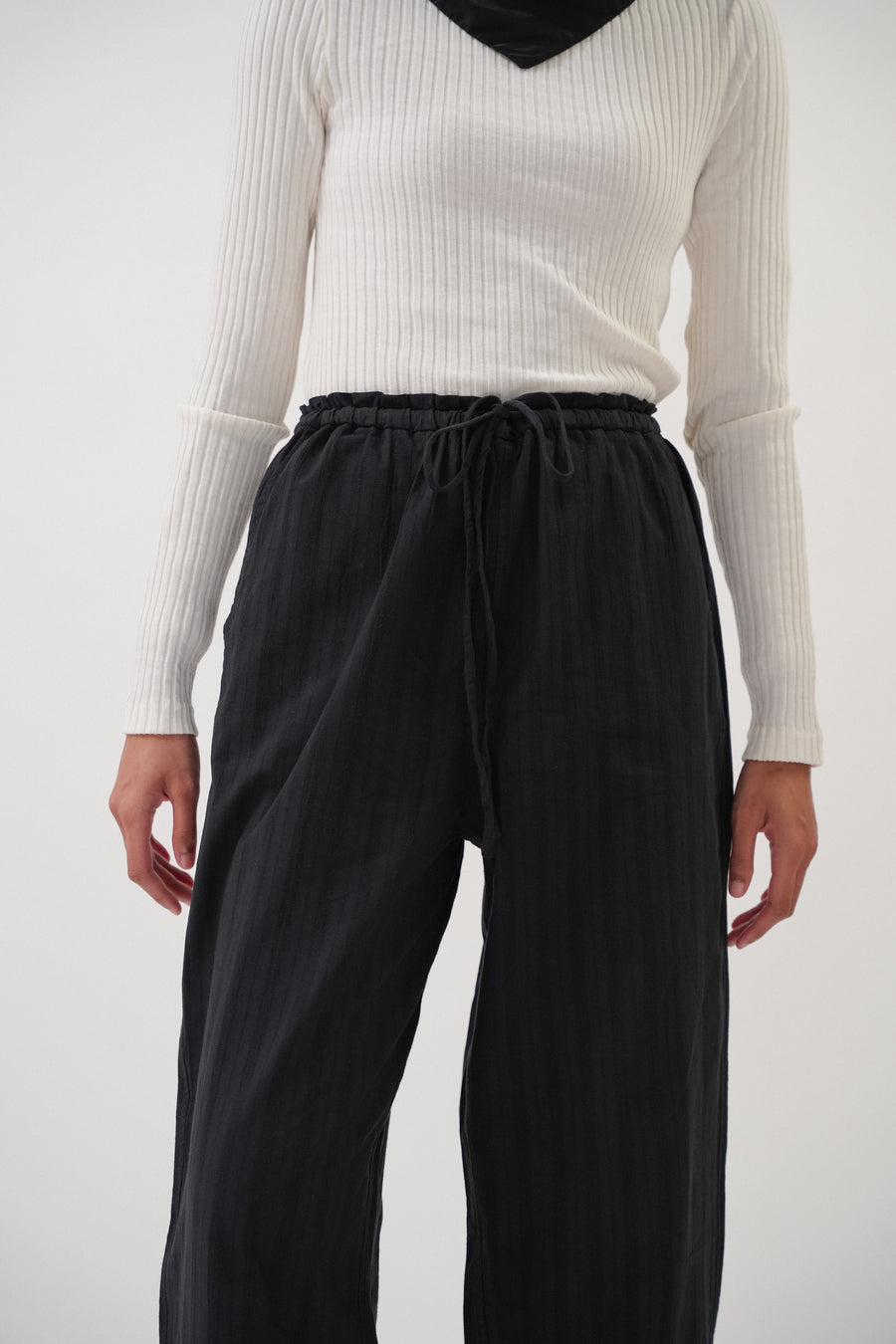 Lalitha Pleated Pants in Black