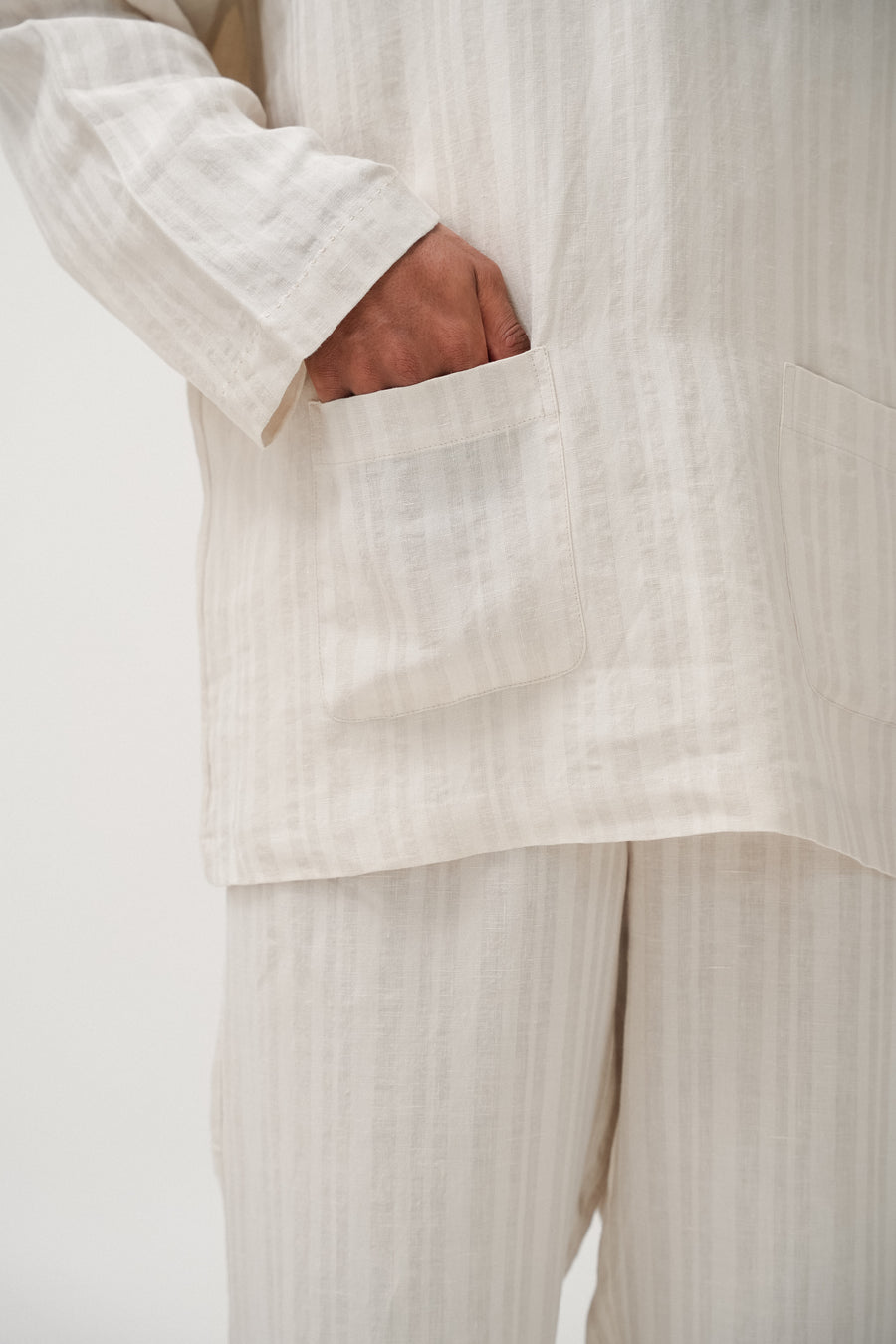 Musa Linen Set in Ivory