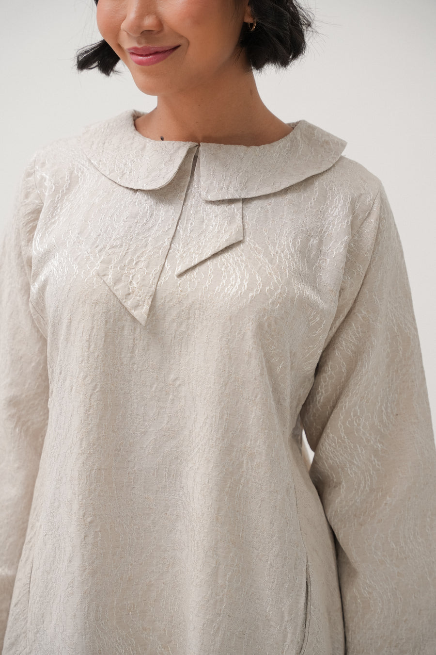 Madeline Kurung Set in Sand