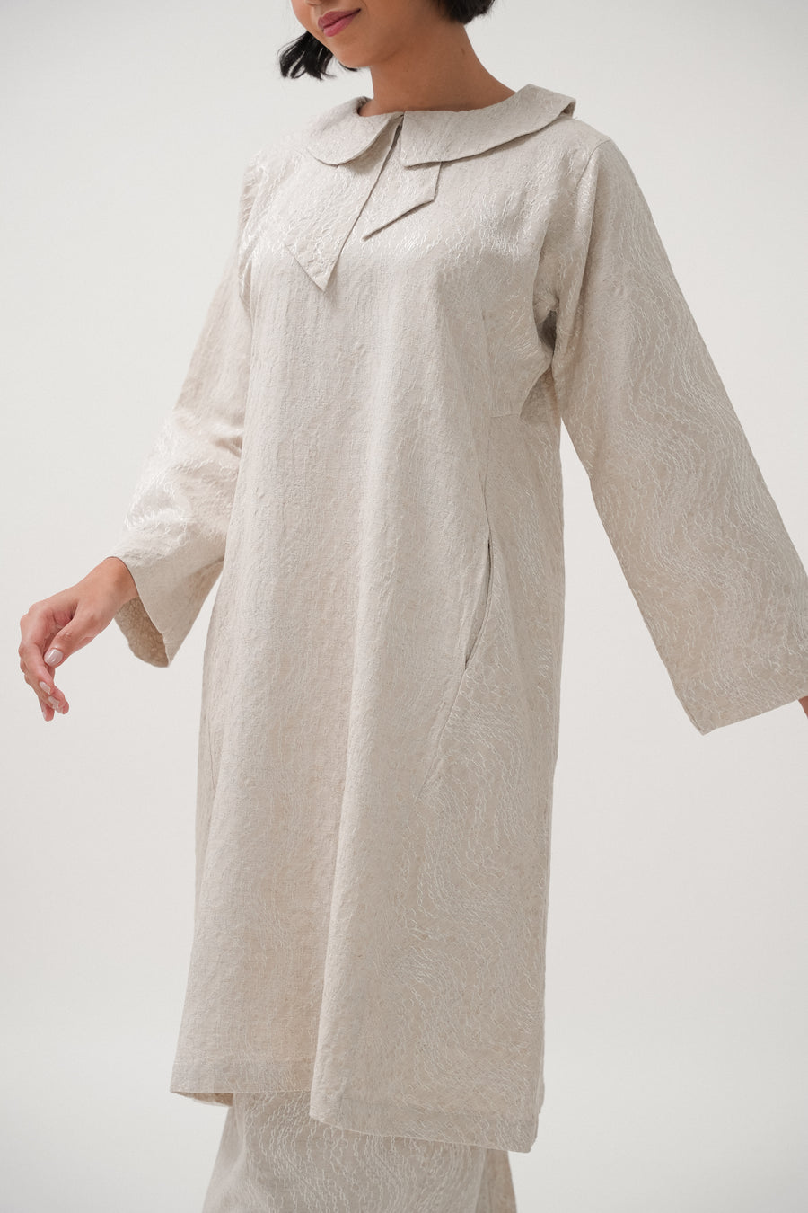 Madeline Kurung Set in Sand