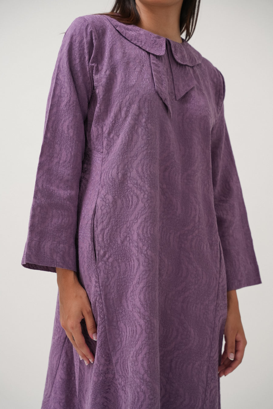 Madeline Kurung Set in Purple