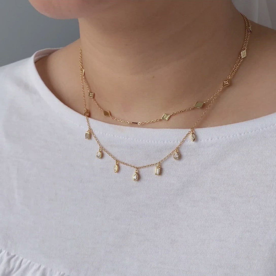 Morning Mist Gold Necklace