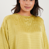 Anggun Glossy Top in Sunstone