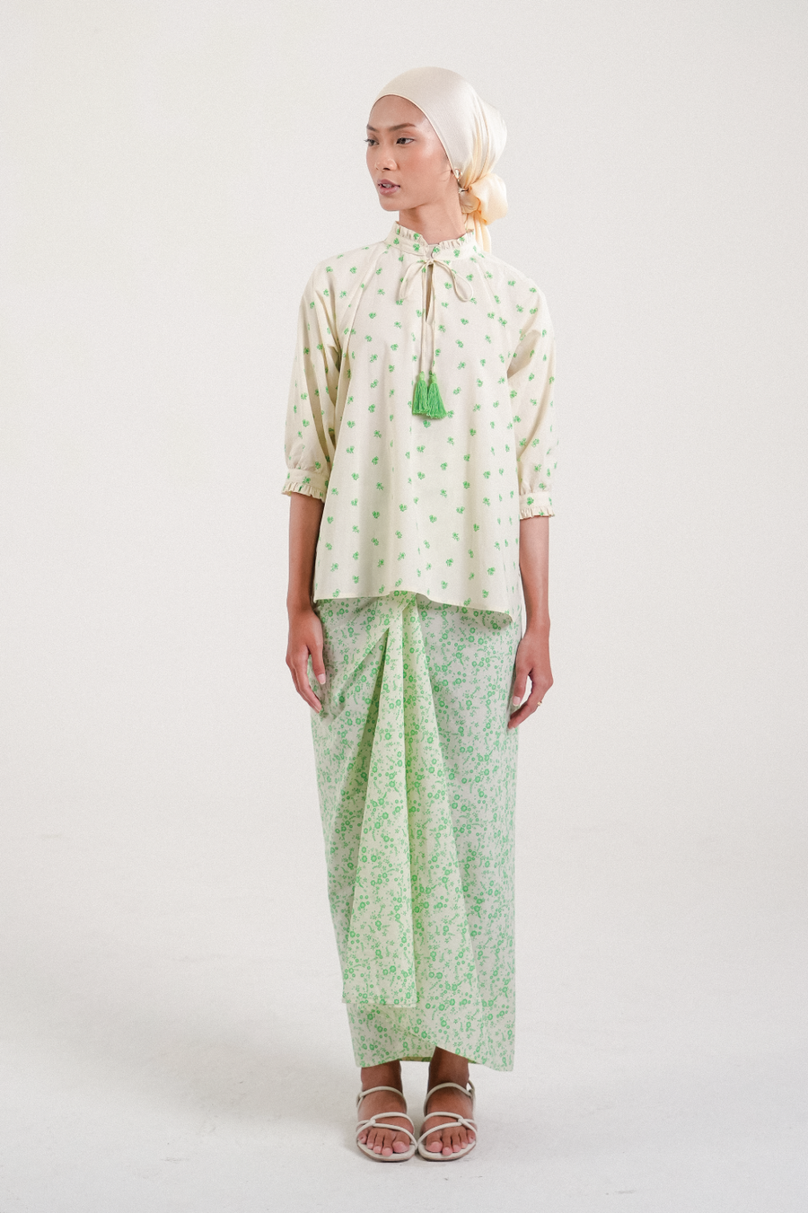 Riang Blouse in 'Limau'