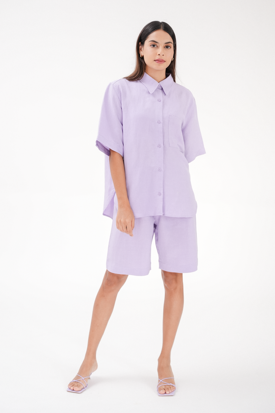 Editor Shorts in Lilac